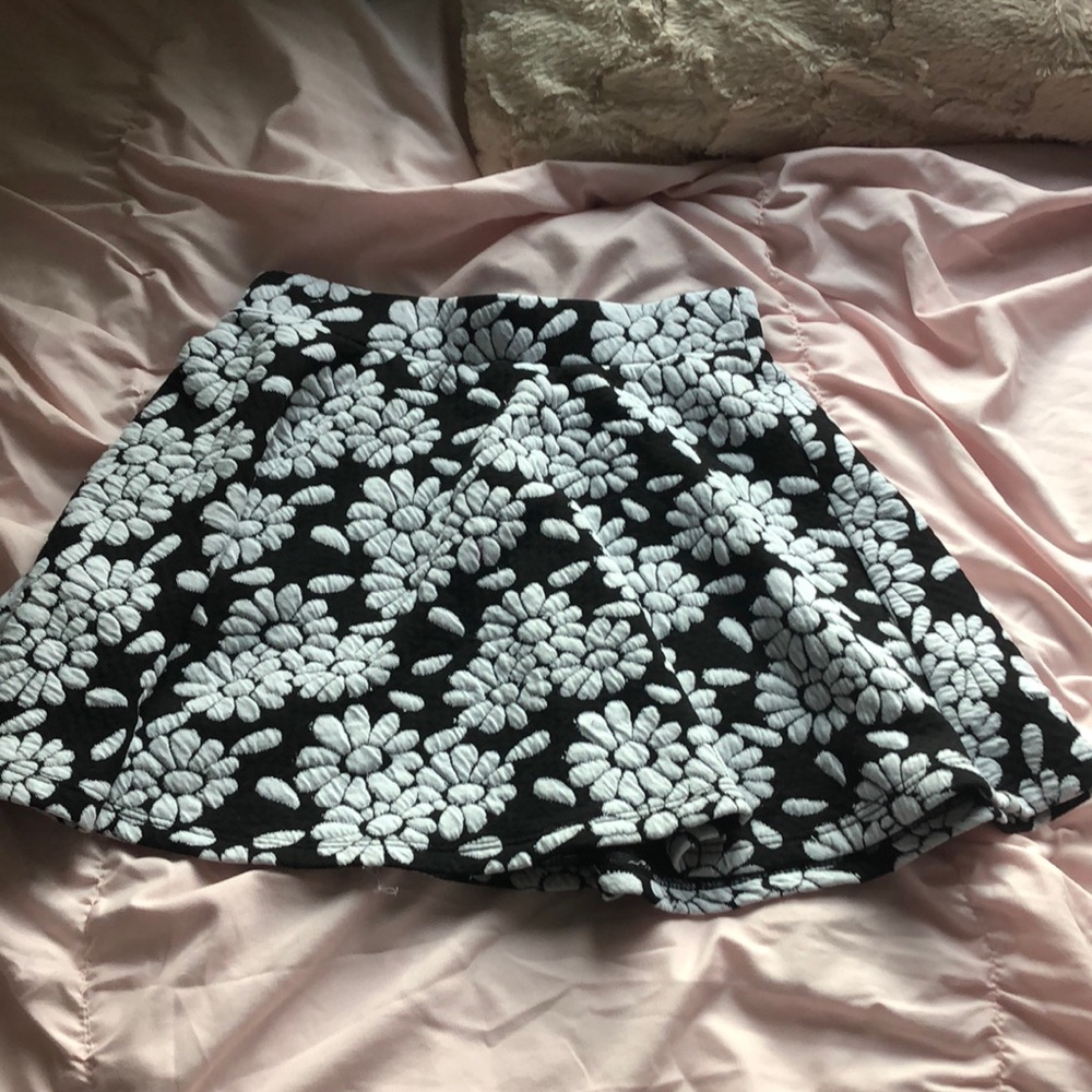 Black and white skirt